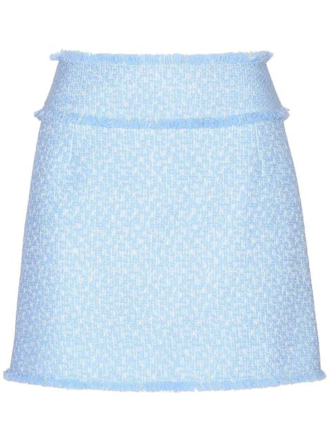 Dolce & Gabbana DNA tweed mini skirt - Blue - zdjęcie produktu nr 1