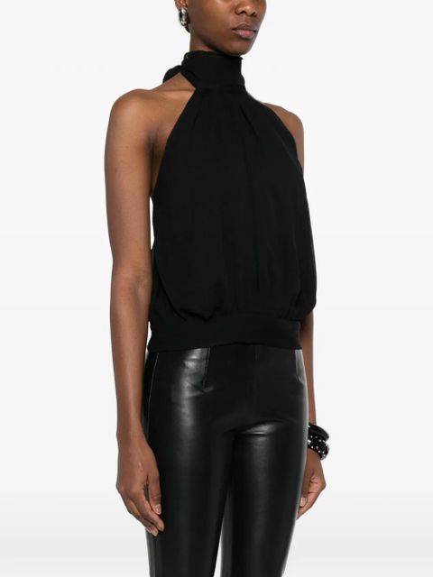 Gimaguas Boa halterneck top - Black