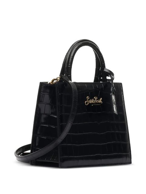 MC2 Saint Barth mini Shop embossed tote bag - Black