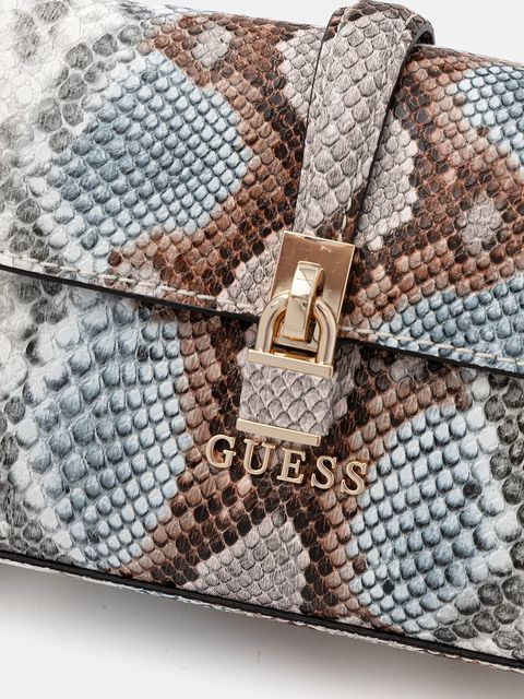 Guess torebka QUEENSLAND kolor niebieski HWKG96 55200