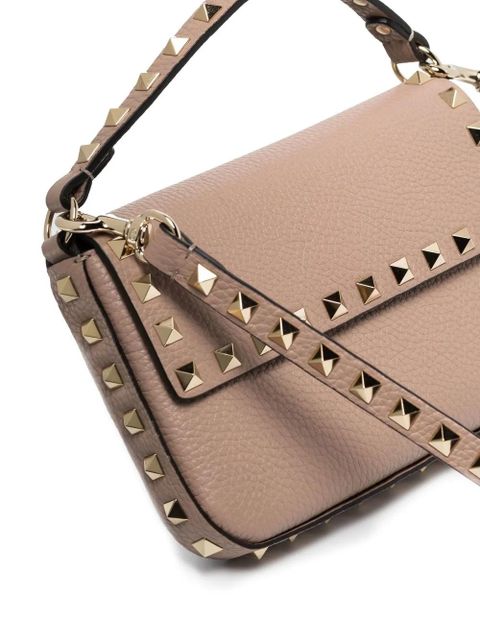 Valentino Garavani Rockstud top-handle mini bag - Neutrals