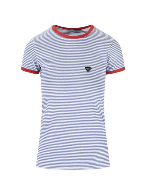 Prada striped logo top - Blue - zdjęcie produktu nr 1