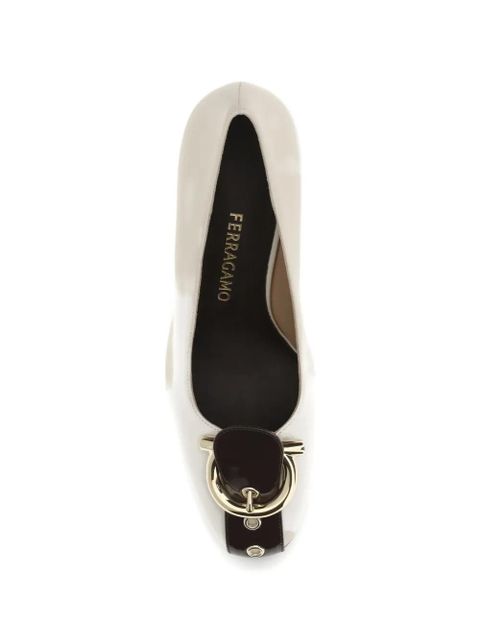 Ferragamo buckle-detail pumps - Neutrals