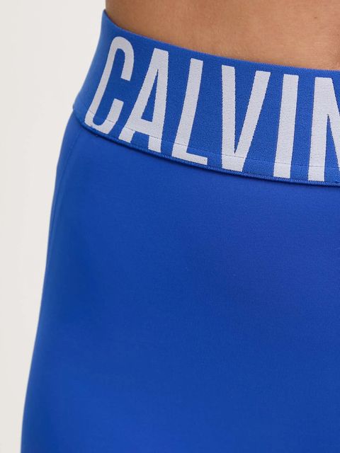 Calvin Klein Performance legginsy treningowe kolor niebieski z nadrukiem LVGWS5L616