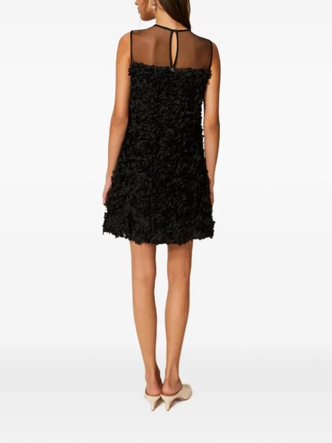 TWINSET floral tulle mini dress - Black