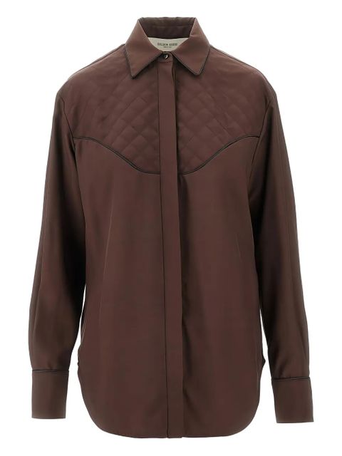 Golden Goose quilted shirt - Brown - zdjęcie produktu nr 1