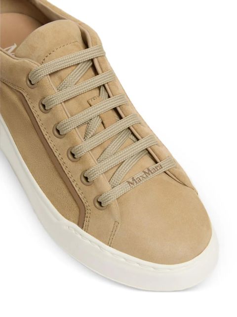 Max Mara platform lace-up sneakers - Neutrals