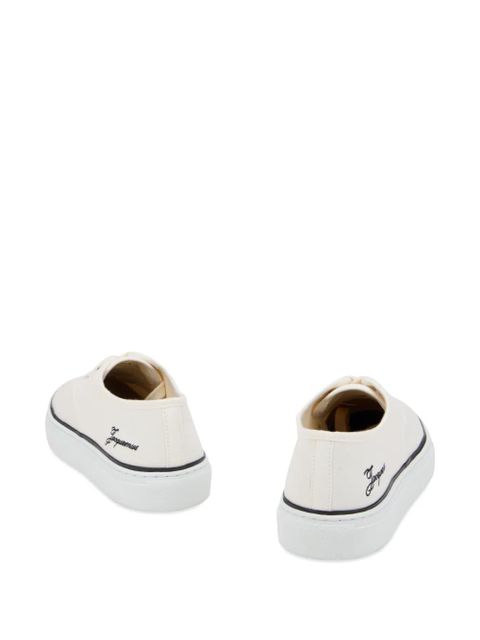 Jacquemus embroidered-logo sneakers - Neutrals