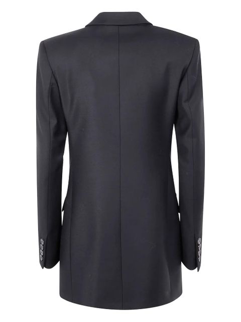 Blumarine satin single-breasted blazer - Black - zdjęcie produktu nr 2