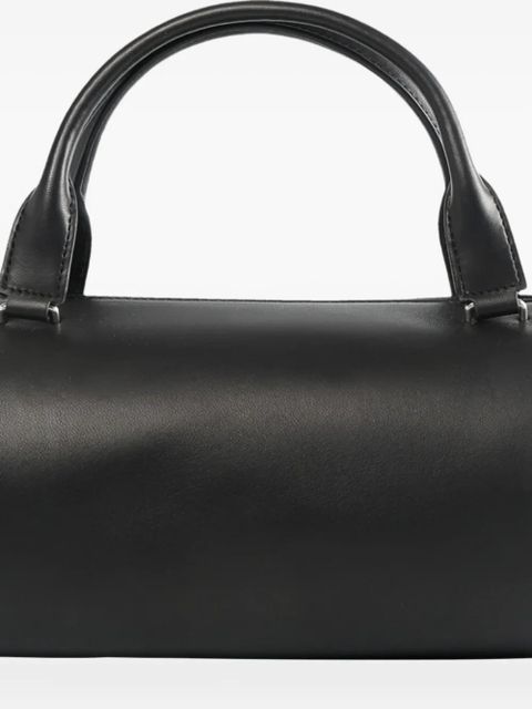 The Row cylindrical leather bag - Black