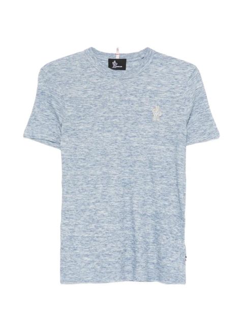Moncler Grenoble logo-patch T-shirt - Blue - zdjęcie produktu nr 1