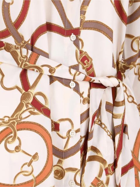 Lauren Ralph Lauren belted-waist midi shirt dress - Neutrals