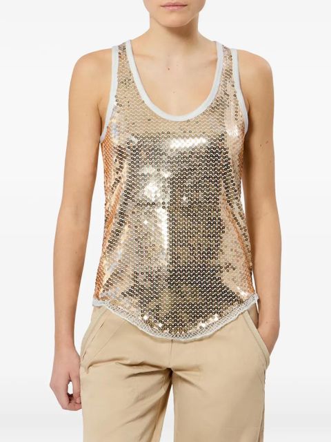 ISABEL MARANT Renelle top - Gold