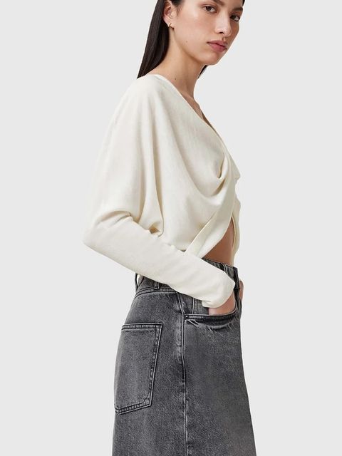 AllSaints sweter wełniany JULIEANA
