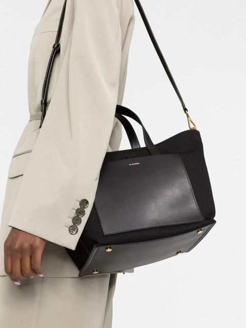 Jil Sander Wander square tote bag - Black