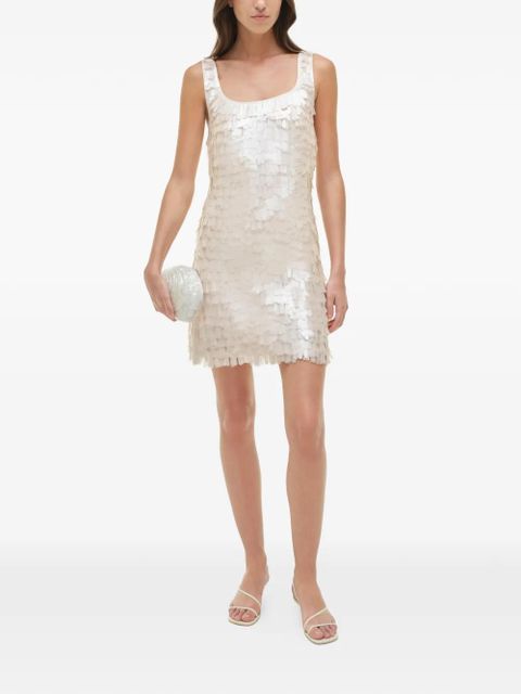 Simkhai Onyx sequin mini dress - Neutrals