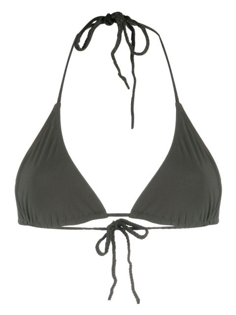 TOTEME triangle bikini top - Green