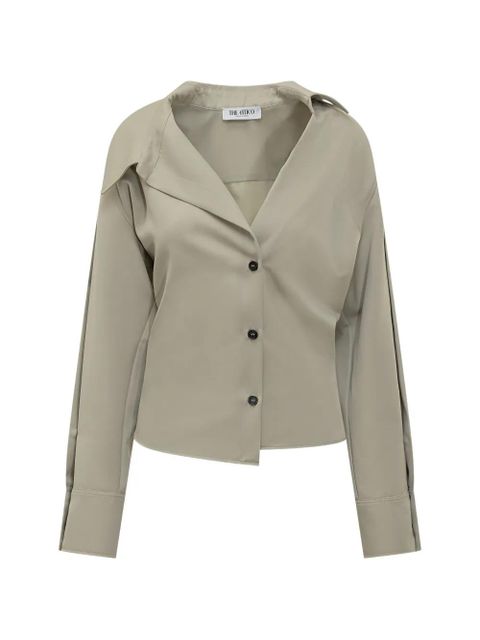 The Attico button collar shirt - Neutrals - zdjęcie produktu nr 1