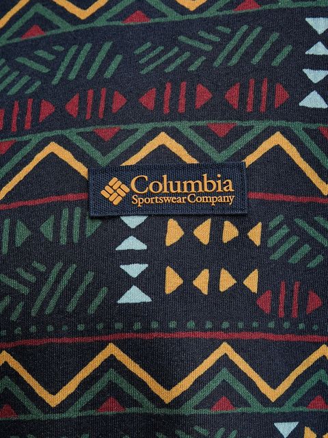 Columbia t-shirt bawełniany damski kolor granatowy 2135251