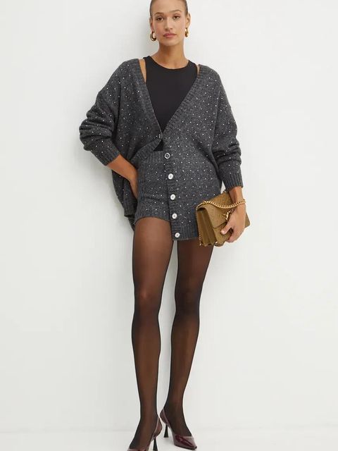 Pinko torebka skórzana kolor zielony 100941 A1YB