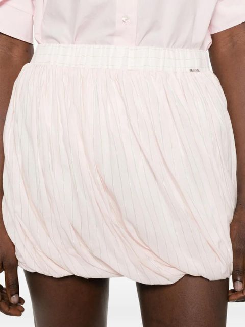 TWINSET striped mini skirt - Pink