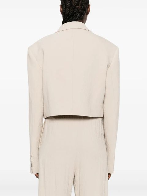 Nanushka double-breasted blazer - Neutrals