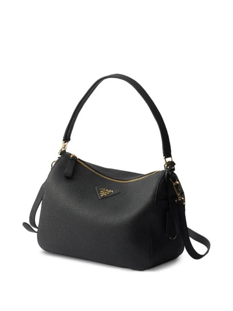 Prada leather shoulder bag - Black