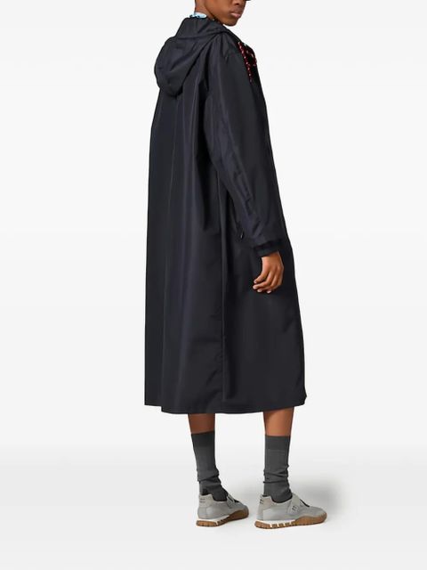 Miu Miu technical fabric coat - Blue - zdjęcie produktu nr 2