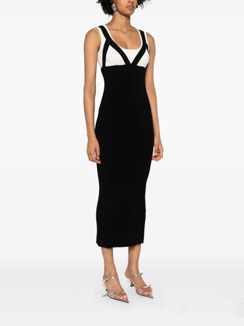 Jean Paul Gaultier Madone ribbed-knit dress - Black