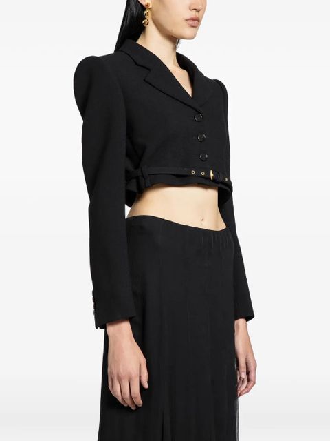 Chloé Spencer cropped jacket - Black - zdjęcie produktu nr 2