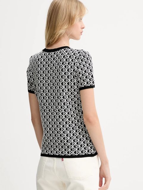 Calvin Klein t-shirt damski kolor biały LV044D313G