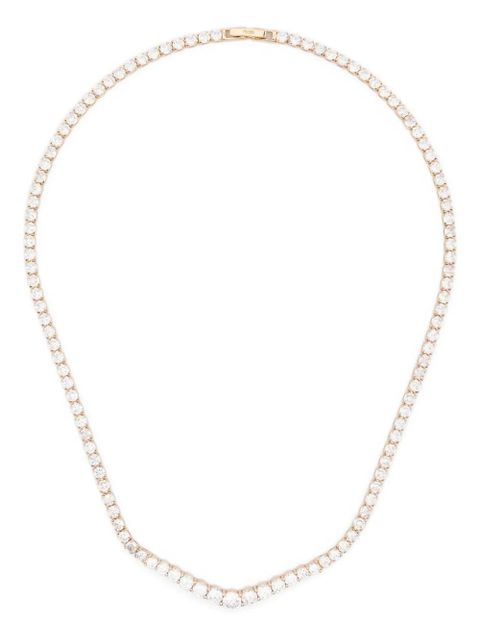 Maje zirconia stones clasp fastening Necklace - Gold - zdjęcie produktu nr 1