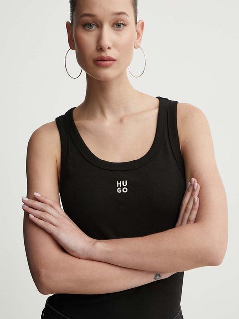 HUGO top damski kolor czarny 50514489 50514489