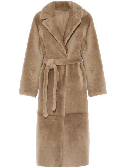 Yves Salomon shearling coat - Brown