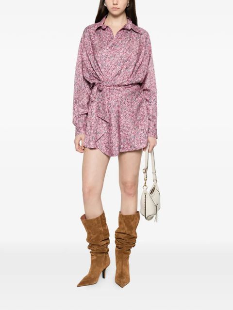 ISABEL MARANT Harmony floral mini dress - Pink - zdjęcie produktu nr 2