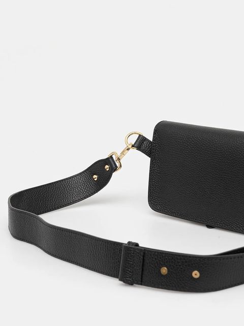 Answear.LAB torebka skórzana kolor czarny - zdjęcie produktu nr 2