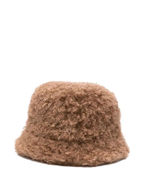 Moncler Teddy bucket hat - Brown - zdjęcie produktu nr 2