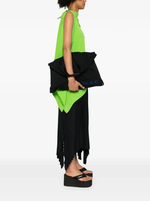 MM6 Maison Margiela Japanese logo-detail shoulder bag - Black - zdjęcie produktu nr 2