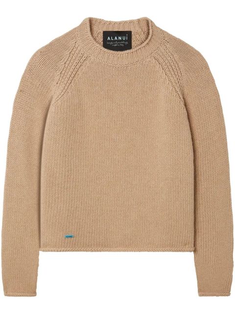 Alanui cashmere-cotton jumper - Neutrals - zdjęcie produktu nr 1