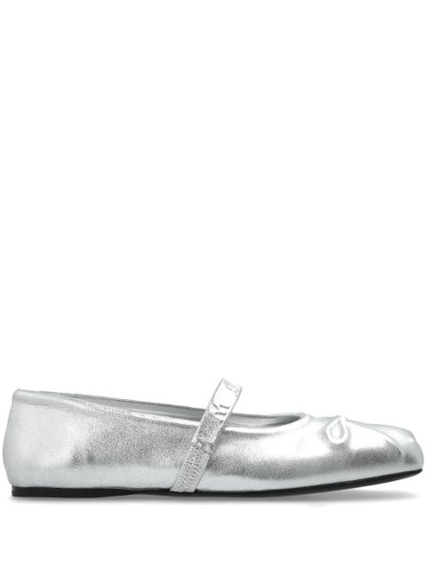 Marni metallic ballerina shoes - Silver - zdjęcie produktu nr 1