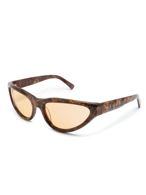 Marni Eyewear Mavericks Radica cat-eye sunglasses - Brown - zdjęcie produktu nr 2