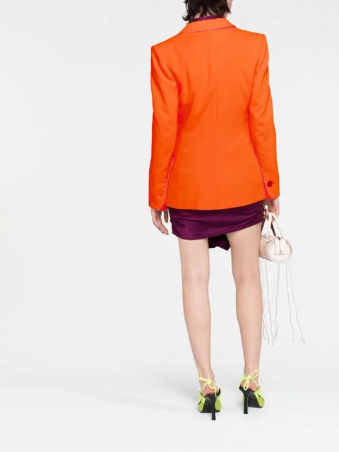 Vivienne Westwood multiple-pocket single-breasted blazer - Orange