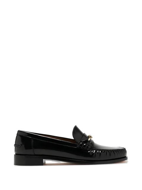 Ferragamo gold-tone loafers - Black - zdjęcie produktu nr 1