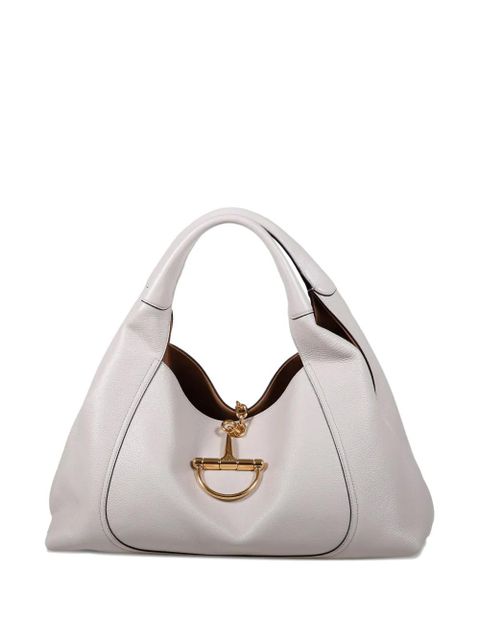 Gucci maxi Softbit horsebit shoulder bag - Grey - zdjęcie produktu nr 1