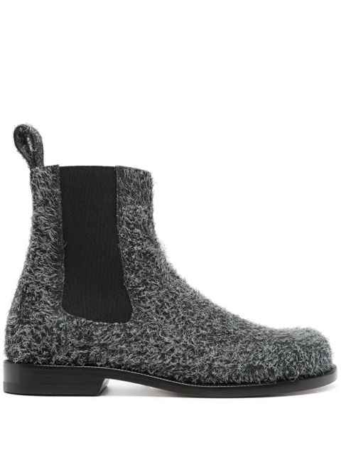 LOEWE Campo brushed-suede Chelsea boots - Grey - zdjęcie produktu nr 1