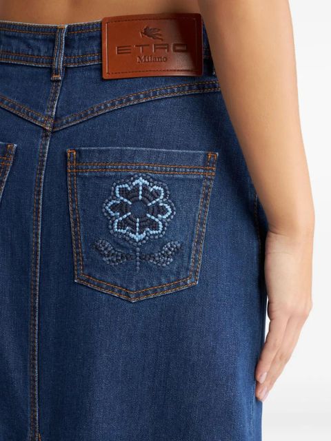 ETRO denim skirt - Blue