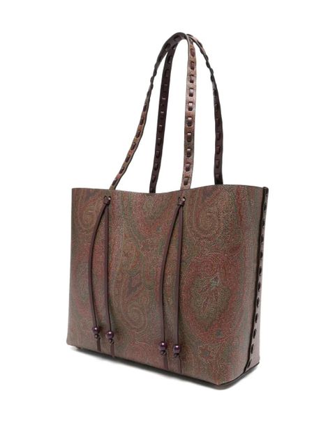 ETRO paisley-pattern shoulder bag - Brown