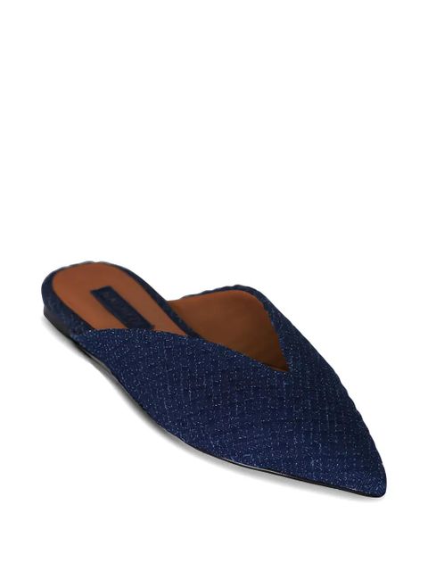 NAGHEDI Strada pointed-toe mules - Blue - zdjęcie produktu nr 1