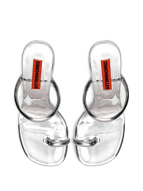 Simon Miller Pipe metallic sandals - White - zdjęcie produktu nr 2