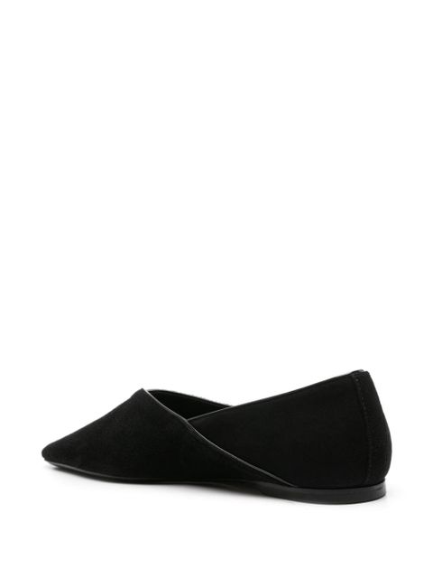 TOTEME Everyday suede loafers - Black